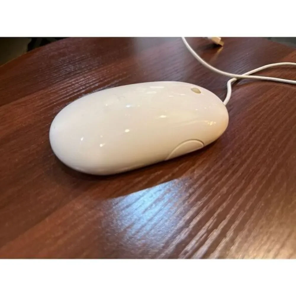 Genuine Apple Mighty Mouse Wired USB White Model‎ No# A1152